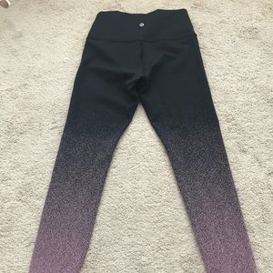 Lululemon WunderUnder Luon speckle ombré size 6